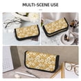 thumbnail image 5 of Bingfone Rose Flowers Print Pencil Case Large Capacity Pencil Pouch Pen Bag Office Stationery Organizer Multifunctional Pencil Bag for Women & Men, 5 of 6