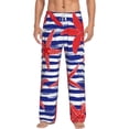 thumbnail image 2 of Picia Sea Stars Mens Soft Woven Cotton Elastic Waistband Sleep Pajama Pant Lounge Sleep Pant With Pockets And Drawstring-Medium, 2 of 9