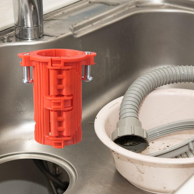 Tuerca de grifo de cocina duradera, tuercas de seguridad de instalación rápida, tuerca de acoplamiento de instalación universal, herramienta de fijaci rojo Soledad Contratuerca del grifo