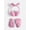 PINK, variant on Girls Velvet Sequin Bow Faux Fur Earmuff and Flip Top Glove Set, Pink