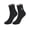 Black, variant on 2 Pairs Womens Socks Ruffle Turn-Cuff Comfort Crew Socks Cotton Cushioned Ankle Socks for Women, Black