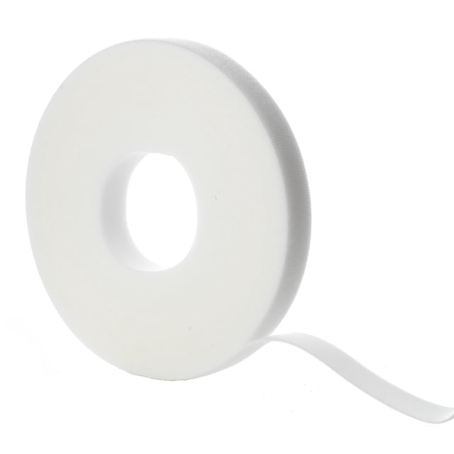 Correas de la marca VELCRO, resistentes, cortadas a una longitud de 45 m x 2 cm, blancas