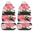 thumbnail image 1 of LAKIMCT Peony Roses Car Seat Covers Vehicle Front Seat Covers Universal Fit Seat Protector, 1 of 9