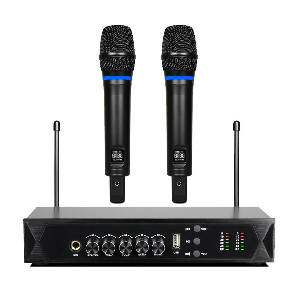 Pyle PDWM2120 Home & Office UHF Microphone System PA Public Address