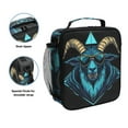 thumbnail image 2 of ALAZA Cool Goat Lunch Box Insulated Lunch Bag Reusable Thermal Cooler Tote School Picnic, 2 of 6