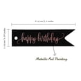 thumbnail image 5 of Inkdotpot Rose Gold Foil Paper Hang Tags Happy Birthday Favor Tags 50 Pieces, 5 of 6