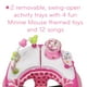 thumbnail image 3 of Disney Minnie Mouse Glitter Andador con música y luces, rosa, 3 of 5