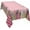 Rose, variante sur Nappe Rectangulaire Rose Sapin de Noël Imperméable et Antitaches, Nappe Essuyable Sans Plis pour Rond/rectangulaire/ovale/carré/fête, Flocon de Neige Forêt Carreaux Imprimé Léopard à Pois 60x102
