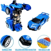 Toy Cars for 2-7 Year Old Boys, Transforming Toys Cars for 3 Year Old Boys and Toddlers, Robot Cars Toys for 4 Year Old