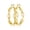 gold 30mm, variant on 14K Gold Plated Twisted Hoop Earrings for Women, Hypoallergenic Spring Clip, 30–60MM