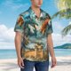 thumbnail image 3 of Fotbe Red Blue Dragon Battle Epic Camisa Hawaiana para Hombre Unisex – Camisa Casual de Verano con Botones de Manga Corta de Algodón y Lino,XX-Large, 3 of 7