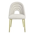 thumbnail image 2 of Pemberly Row 19" Hollow Back Fabric Side Chairs in White/Gold (Set of 2), 2 of 8