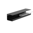 thumbnail image 1 of Under Desk Cord Organizer, Convenient Storage Punch Free Under Desk Cable Organizer Tray PVC Simple Installation  for Home Black,White, 1 of 7