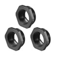 thumbnail image 1 of Conectores de nylon con rosca reductora Unique Bargains M40 macho a M32 hembra negro, 3 piezas, M40 a M32, 1 of 3