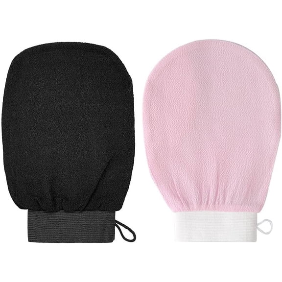 Korean Exfoliating Mitts Visibly Lift Away Dead Skin, SPA Exfoliator Scrub For Bath Shower Exfoliation Mitt, Body Scrubber Exfoliator, Dead Skin Remover Mitt For Women Men