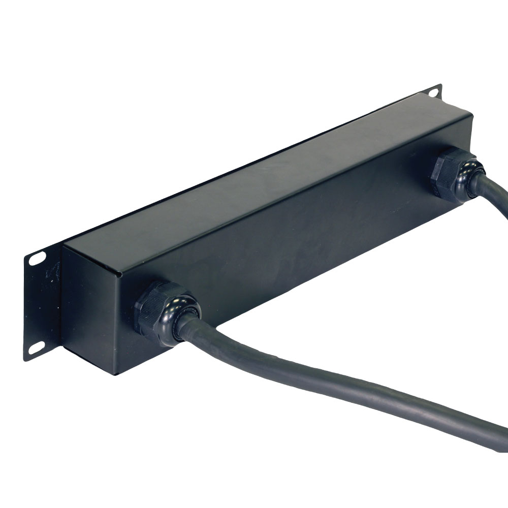 seismic audio rack mount 16 channel xlr trs combo splitter snake cable - 5' and 15' xlr trunks - sarmss-16x515