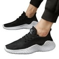 thumbnail image 3 of Chaussures de Course pour Hommes Mode Espadrilles Respirantes en Maille Semelle Souple Chaussures de Marche, 3 of 9