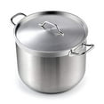 thumbnail image 1 of Cooks Standard 02616 Professional Grade Lid 30 Quart Stainless Steel Stockpot Silver, 1 of 2