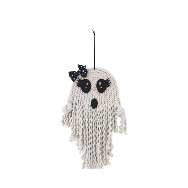 Maojin Colgante de fantasma para Halloween, colgante de árbol de Halloween, esqueleto, calcetín de viento, colgante para Patio, jardín, fiesta espeluznante