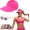 D, variant on Women's UPF 50+ UV Protection Sun Visor Hat, Wide Brim Lightweight Foldable Quick Dry Sports Ponytail Cap for Golf Hiking