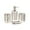 Argent, variant on 4Pcs Bath Accessory Soap Dispenser Transparent Lotion Bottle Vanity Accessory Set Toilet Accessories Set Soap Dish Toothbrush Cup Decor Light Brown