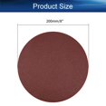 thumbnail image 2 of Veeki 8" Hook and Loop Sanding Discs 100 Grit Aluminum Oxide Sandpaper for Random Orbit Sander Wood Metal Auto Dry Polishing 15pcs-0624, 2 of 5