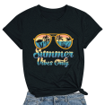 thumbnail image 1 of Pntutb T-Shirt Imprimé Décontracté à Col Rond à Manches Courtes pour Femme, 1 of 3
