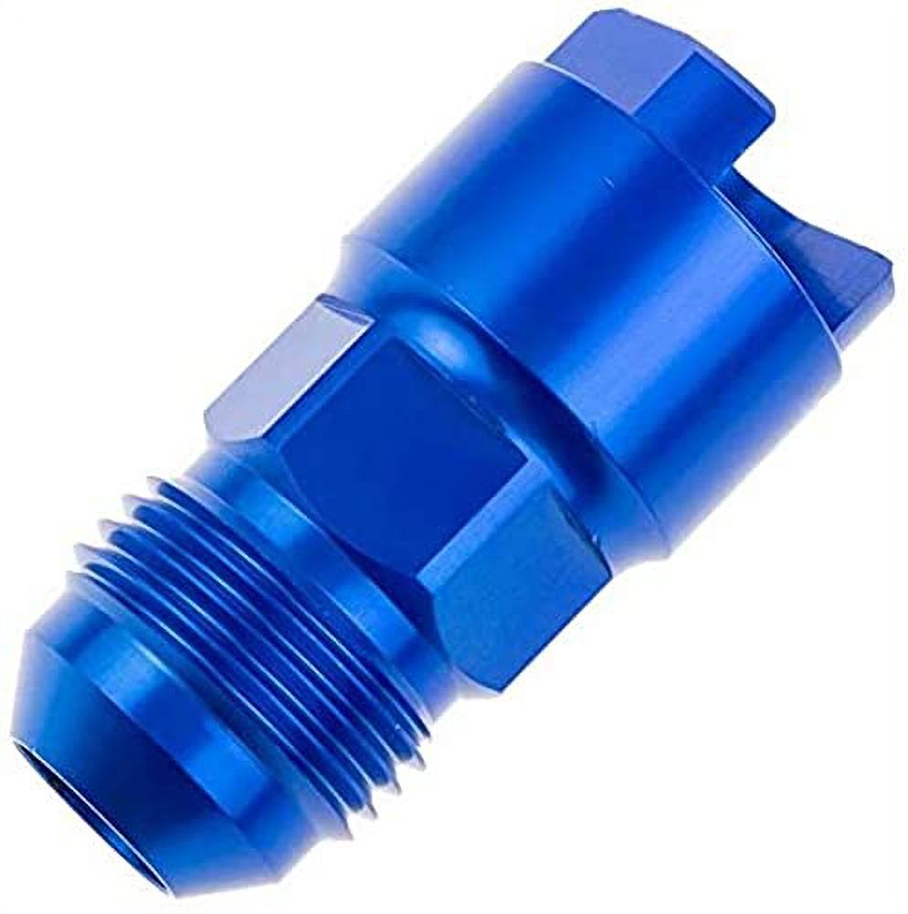 Red Horse Performance EFI Fitting-06 an Male to 3/8" SAE Quick-Disconnect Female Blue