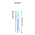 thumbnail image 3 of Miangastore Durable Polyester Spring Windsock for Garden Decoration Blue Color Fits Most Outdoor Spaces 12.5 Inches, 3 of 8