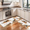 thumbnail image 3 of Kitchen Rugs Sets Of 2,German Shepherd Dogs with Flowers Anti Fatigue Kitchen Mat Rugs Non Slip Washable,Decorative Kitchen Floor Mats for Kitchen,Sink,Laundry,17"X47", 3 of 5