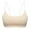 Beige, variant on SXcggal Women's Transparent Shoulder Strap Backless Underwire Bra Sexy Cozy Elastic Women's Bra