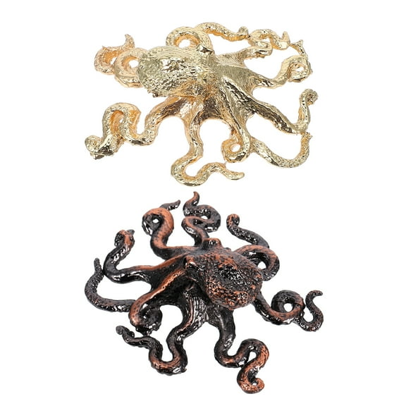 Zinc Alloy Cabinet Handles with Octopus Design for Decor Assorted Color and Modern 2 Pieces