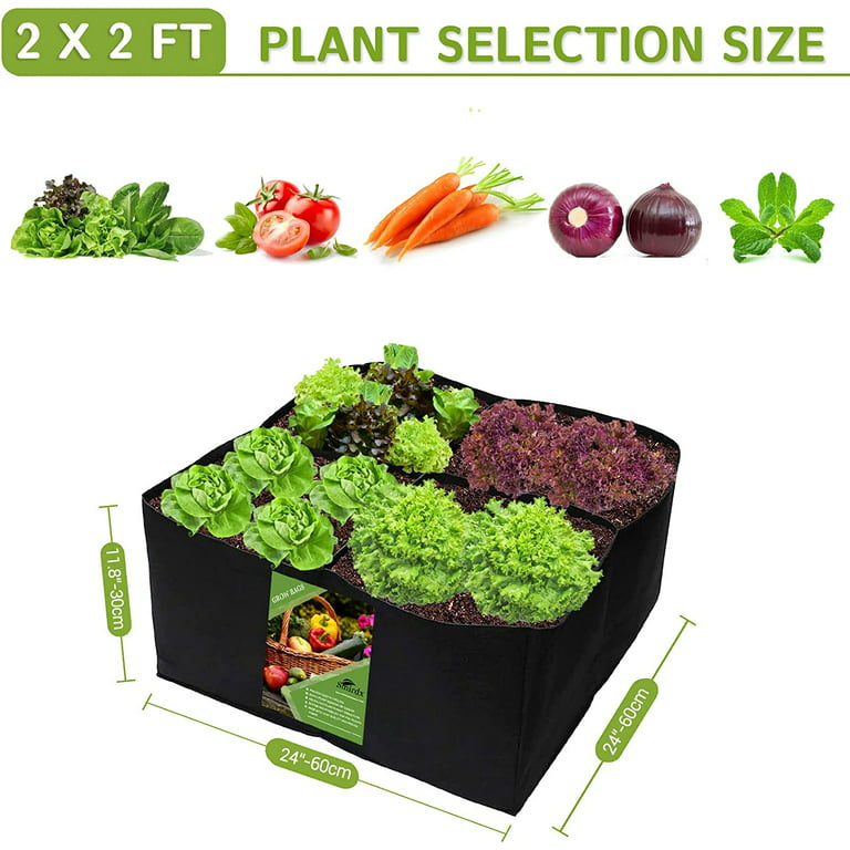24 Wholesale 2 Pack Vegetable Grow Bags - at 