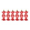 thumbnail image 2 of Árbol de Navidad con colgante de caramelo de plástico para decoración interior familiar (rojo) Ndcxsfigh Para estrenar, 2 of 3