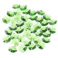 thumbnail image 1 of Octagonal Crystal Pendants 40Pcs Green Double Hole Beads For Craft Enthusiasts Parties Or Themed Activities, 1 of 4