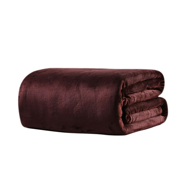 Deals of The Week Grocery! Air Conditioning Pure Color Blanket Flannel Gift Blanket Plain Color Blanket Thanksgiving Halloween Christmas New Year Clearance Sale