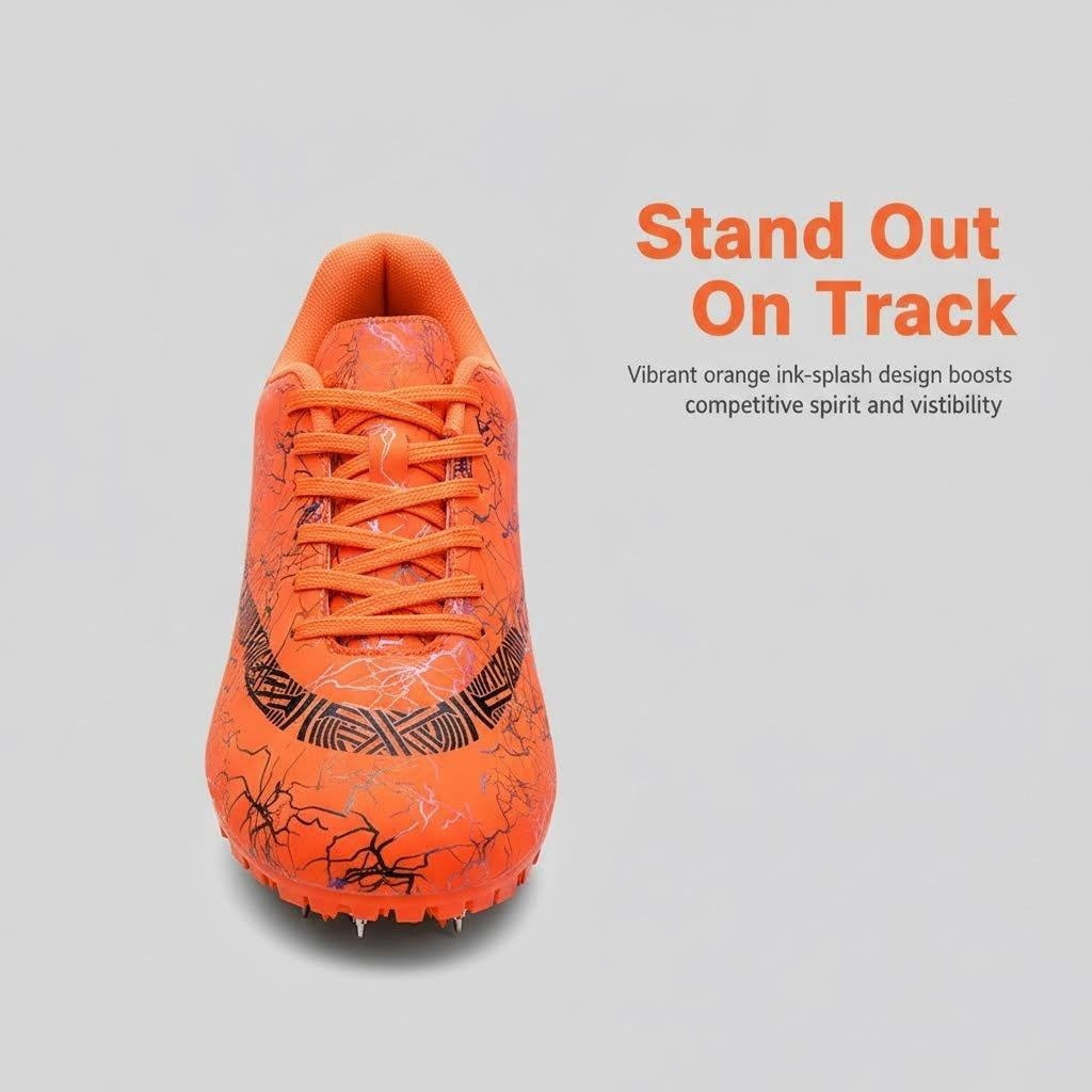 Unisex Track Spike Shoes, Track and Field Running Shoes for Sprint and Mid-distance