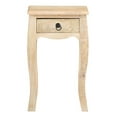 thumbnail image 2 of Solid Wood Bedside Table - 11x11x18.1 Rustic Nightstand - Bedroom Side Table with Drawer - Durable Wood End Table - Living Room Accent Furniture, 2 of 9