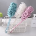 thumbnail image 1 of cepillo de baño 3 Pack Loofah Back Scrubber for Shower, Long Handle Back Shower Brush, Soft Nylon Mesh Back Cleaner Washer, Bath Brush for Women Men, Exfoliating Body Scrubber for Elderly Ormromra CQ727, 1 of 1
