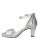 thumbnail image 4 of Sandalia con tacón Easy Street Ro para mujer, plateada, talla 8, angosta, 4 of 6