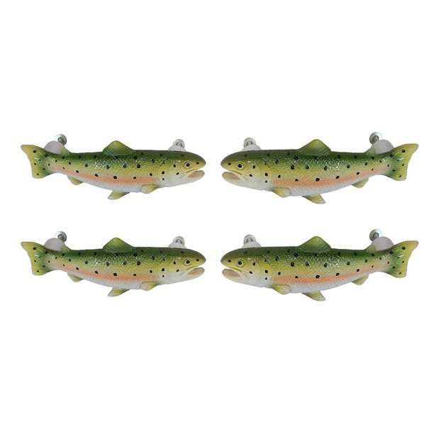 Set of 4 Rainbow Trout Drawer / Door Pulls
