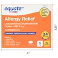 thumbnail image 6 of Equate Levocetirizine Dihydrochloride Usp, 5 mg Allergy Medicine with 10 Tablets, 5 mg per tablet, 6 of 14