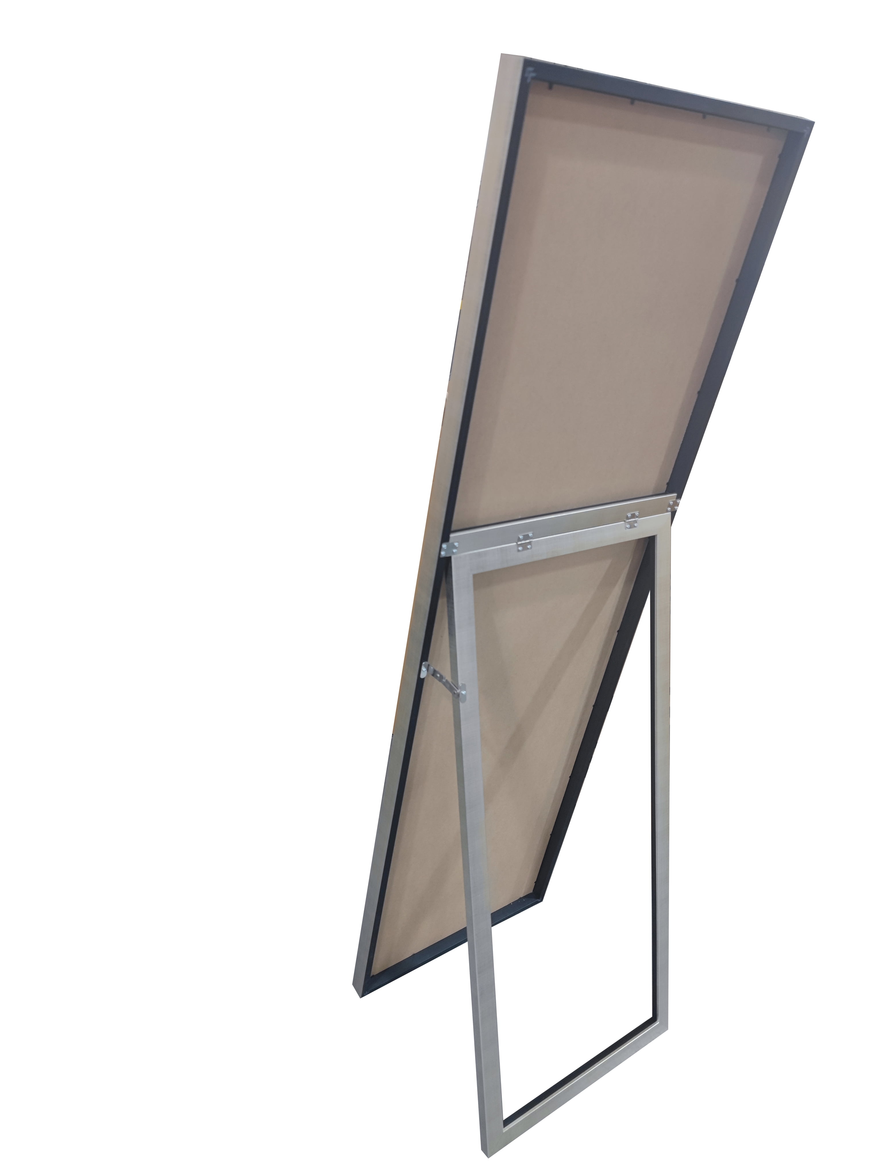 Mainstays 17.6x58.2 Gold Framed Floor Mirror for Bedroom or Living Room
