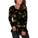 thumbnail image 2 of Tops de Mujer Camisas de Manga Larga Moda de Otoño Blusa de Camiseta Informal Con Estampado de Cuello Redondo Odeerbi ODB149196, 2 of 5