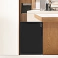 thumbnail image 5 of Saloon Style Swing Door, 2-Way Reversible Half Door, Retro Café Bar Door with Frame & Hinge, 24"W x 35"H, for Kitchen Hallway Counter, Black, 5 of 17