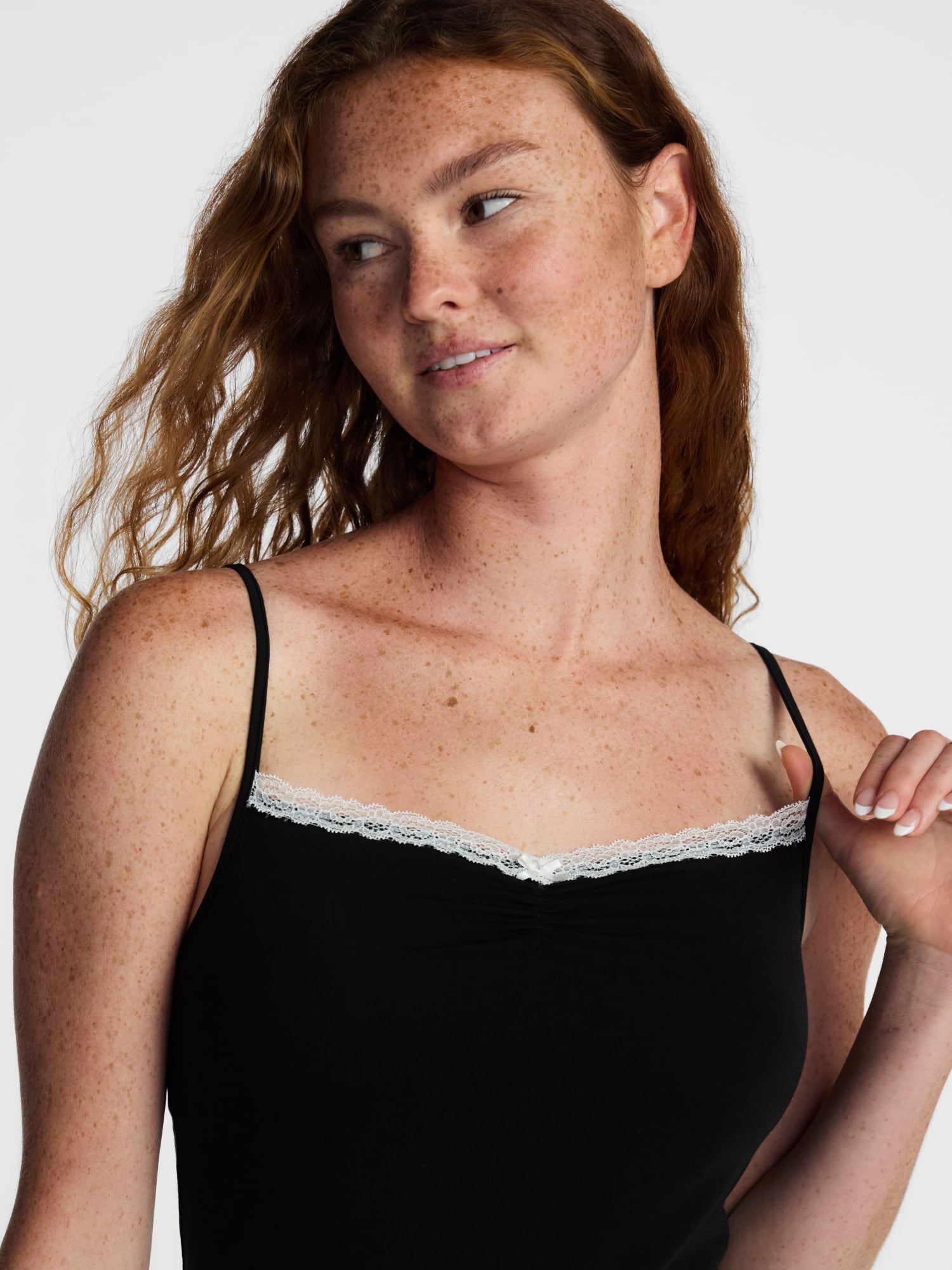 No Boundaries Sleep Lace Romper, Women's XXS-3X