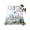Green Blue, variant on Queen Flat Sheet 90"x102", Teal Coastal Soft Lightweight Bedding Flat Sheets Only, Summer Beach Starfish Shell Coral Nautical Brushed Microfiber Top Bed Sheet, Breathable StainResistant Bedsheets
