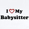 thumbnail image 2 of CafePress - I Love My Babysitter Infant Bodysuit - Baby Light Bodysuit, Size Newborn - 24 Months, 2 of 4