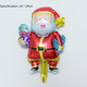 thumbnail image 2 of Mini globo de dibujos animados de extraterrestre navideño, decoración para fiesta navideña, globo de película de aluminio con dibujos animados navideños, 2 of 5