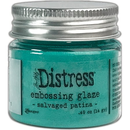 UPC: 0789541073871 | Tim Holtz Distress Embossing Glaze -Salvaged Patina